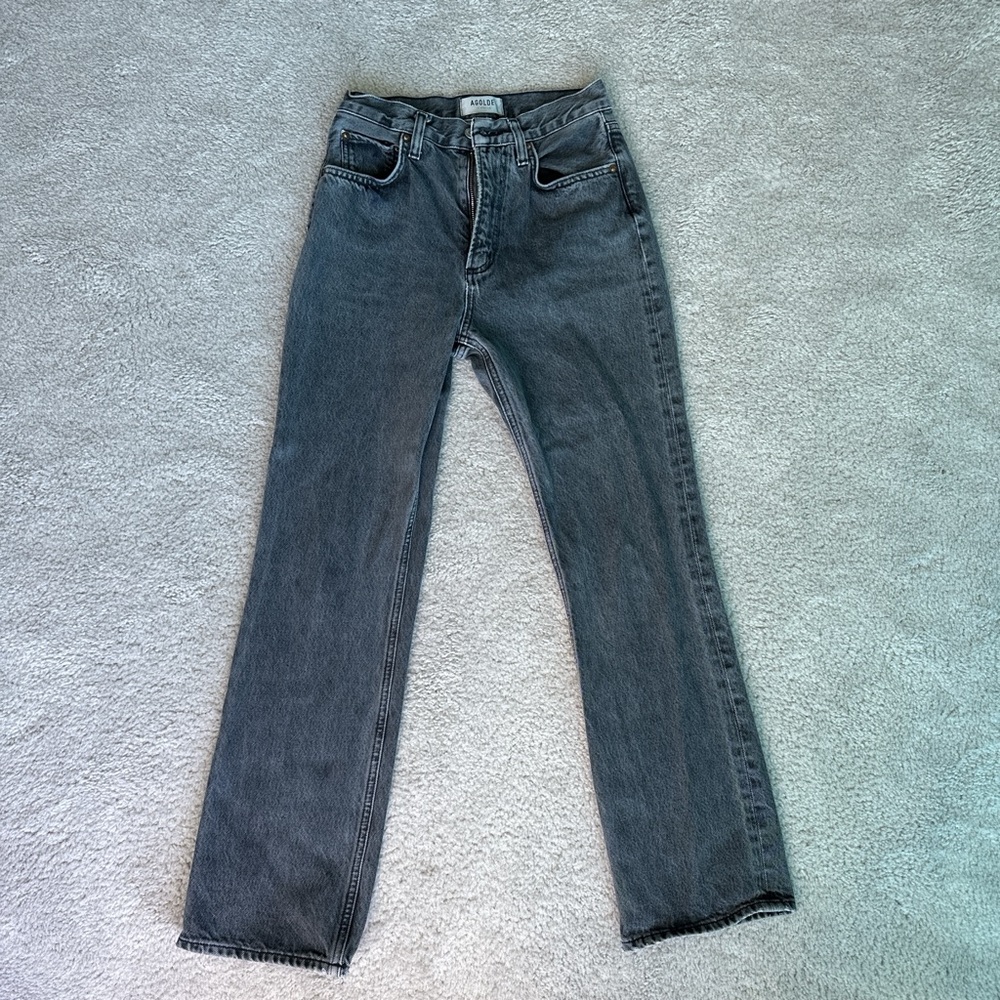 Agolde Charcoal Boyfriend Jeans